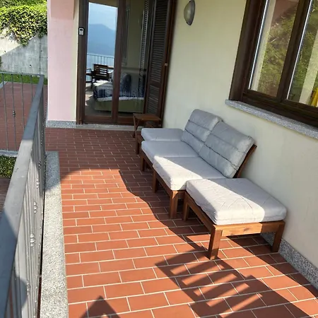Maggiore - Traumbalkon Mit Seeblick & Pool Und 2 Sz Apartmán Oggebbio