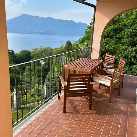 Apartment Traum-balkon Mit Panoramablick Und Pool Am Maggiore