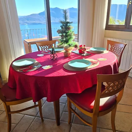 Maggiore - Traumbalkon Mit Seeblick&pool Und 2 Sz * Oggebbio