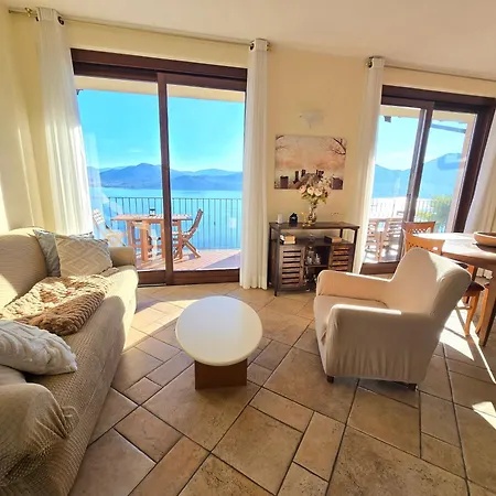 Maggiore - Traumbalkon Mit Seeblick & Pool Und 2 Sz