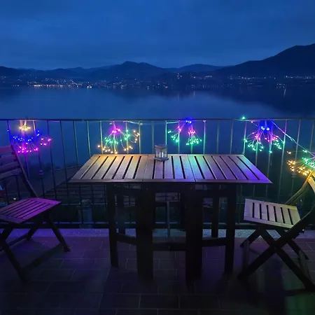 Maggiore - Traumbalkon Mit Seeblick&pool Und 2 Sz Appartamento *