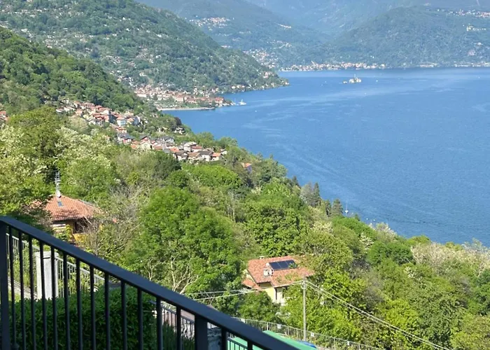 Maggiore - Traumbalkon Mit Seeblick & Pool Und 2 Sz Oggebbio