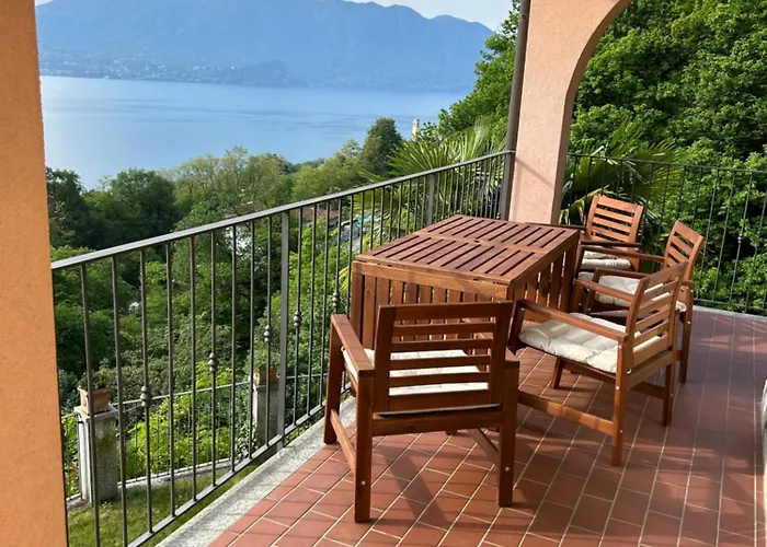 Apartament Maggiore - Traumbalkon Mit Seeblick & Pool Und 2 Sz