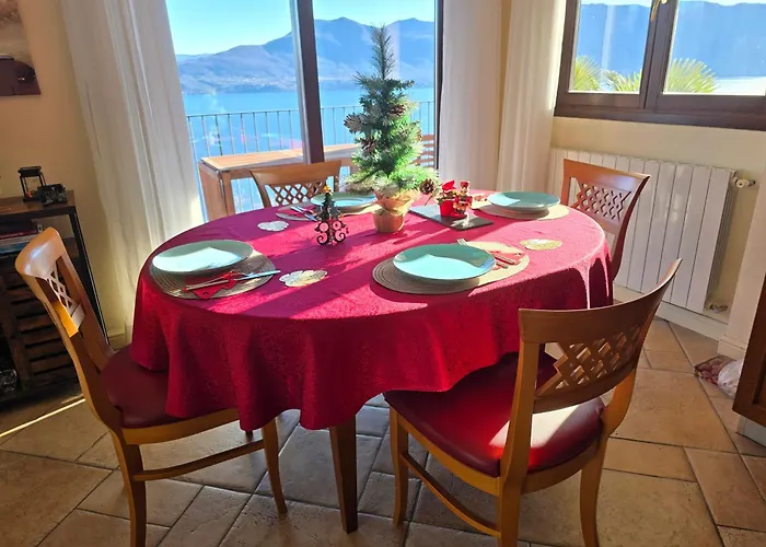 Maggiore - Traumbalkon Mit Seeblick & Pool Und 2 Sz * Oggebbio