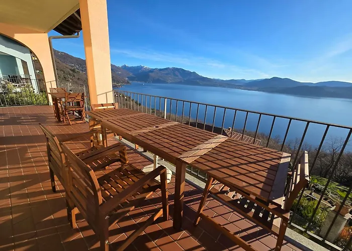 アパート Maggiore - Traumbalkon Mit Seeblick & Pool Und 2 Sz *