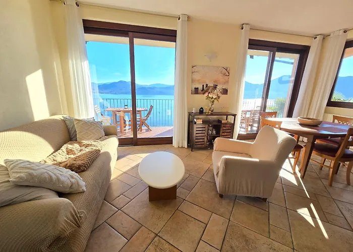 Maggiore - Traumbalkon Mit Seeblick & Pool Und 2 Sz