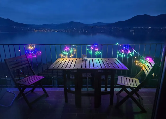 Maggiore - Traumbalkon Mit Seeblick & Pool Und 2 Sz Apartament *